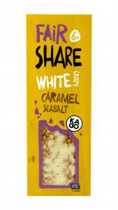 Chocolate bar, White, with crispy balls